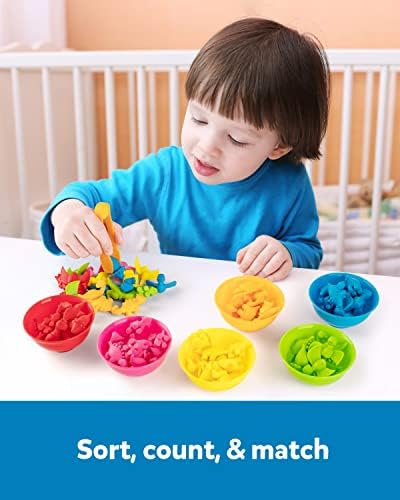 Dinosaur Counting Sorting Color Matching Learning Set
