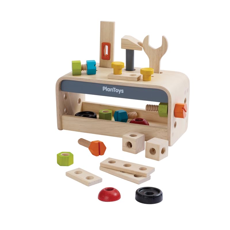 Wooden Construction Gears Puzzle Tool Learning Set