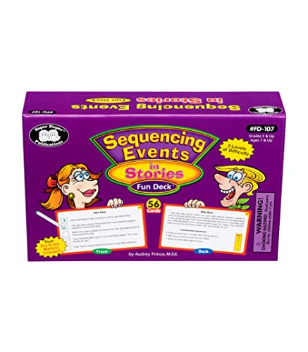 Story Event Sequencing Flash Cards Learning Set