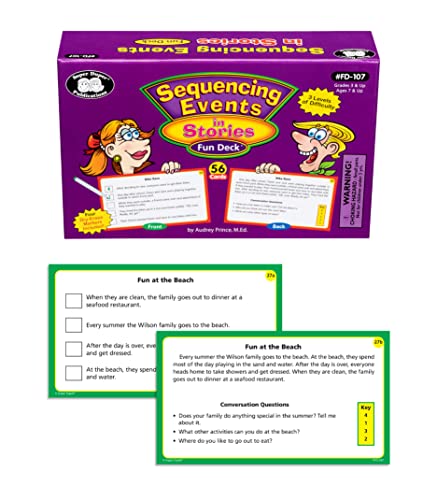 Story Event Sequencing Flash Cards Learning Set