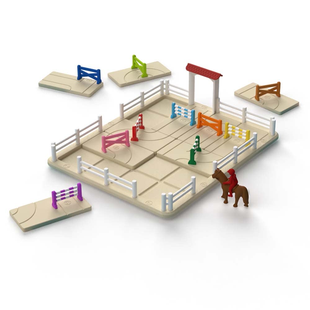 Horse Academy Show Jumping Path Logic Puzzle Game