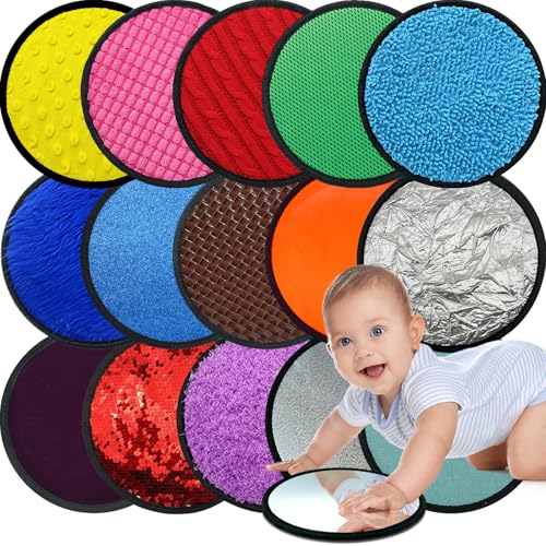 16 Piece Tactile Sensory Mats Learning Activity Set
