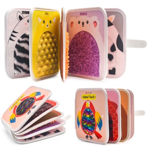 Animal Touch Book Textured Sensory Learning Toy