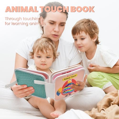 Animal Touch Book Textured Sensory Learning Toy