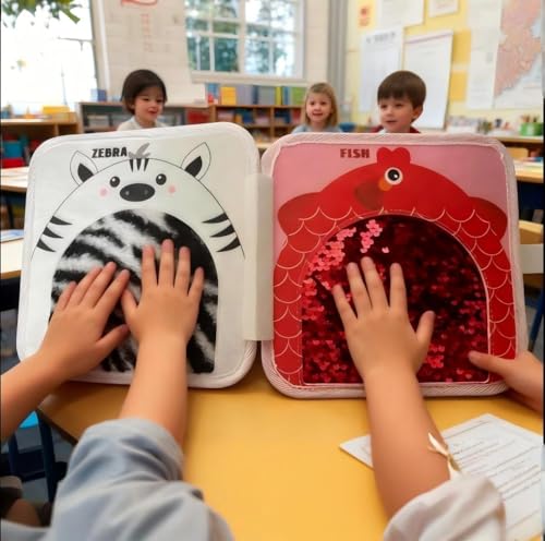 Animal Touch Book Textured Sensory Learning Toy