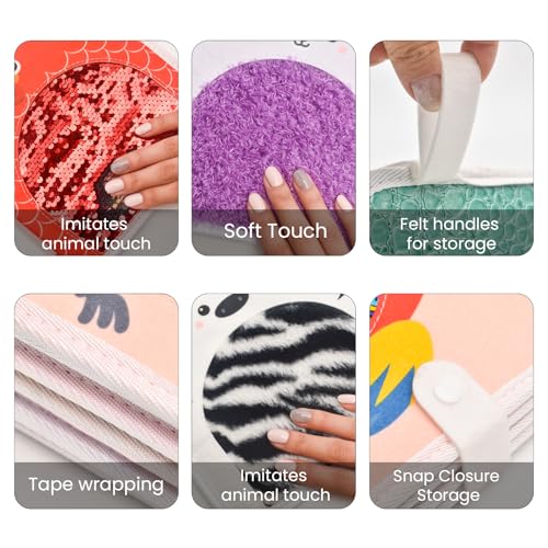 Animal Touch Book Textured Sensory Learning Toy