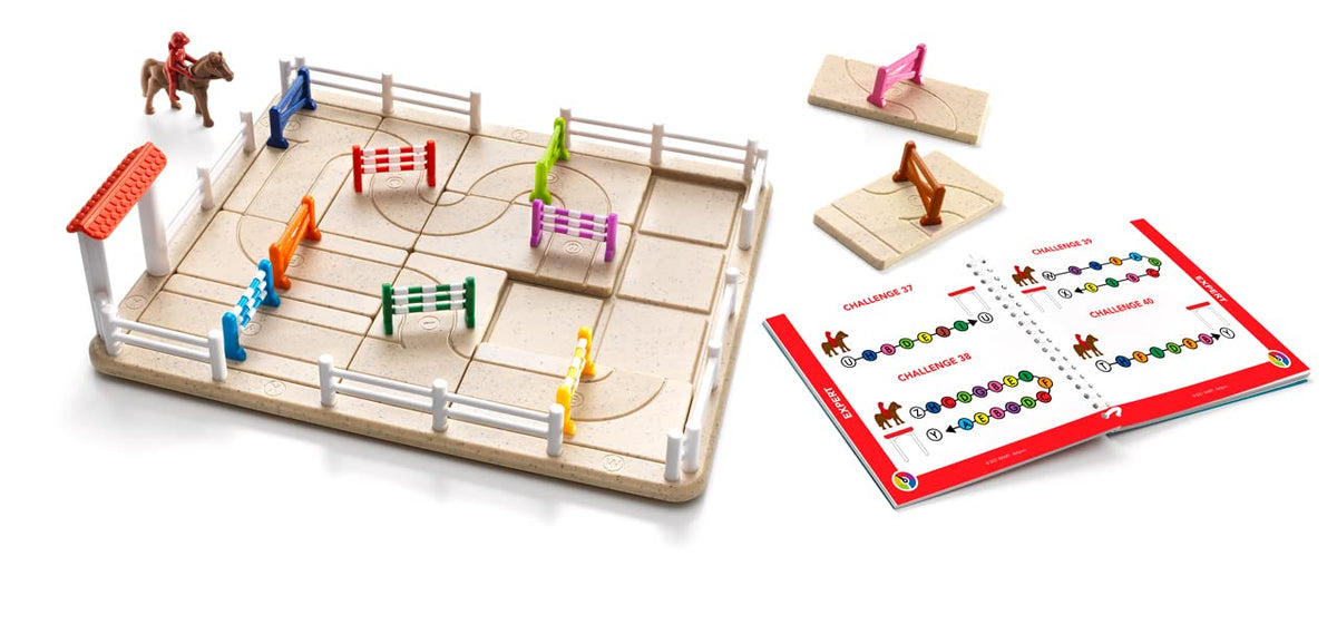 Horse Academy Show Jumping Path Logic Puzzle Game