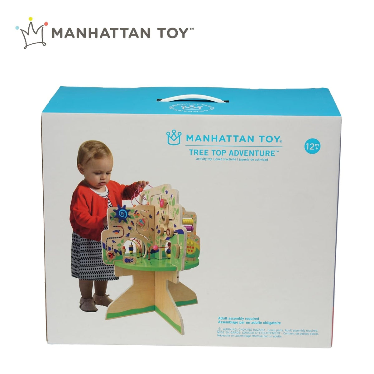 Tree Top Adventure Wooden Activity Center for Toddlers