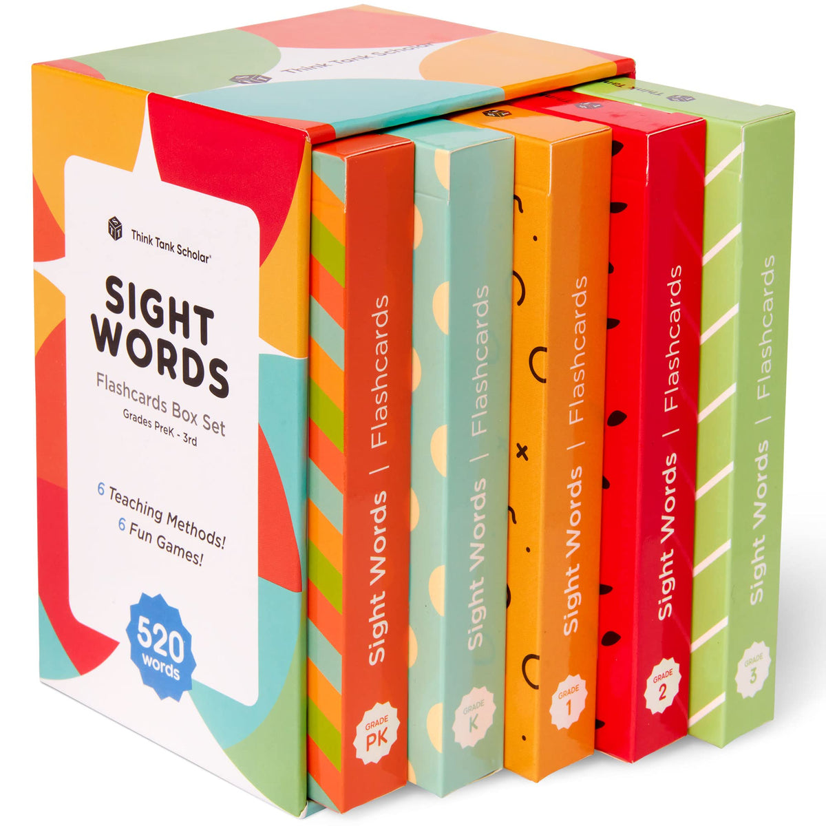Sight Words Flash Cards 520 High Frequency Words for Kids