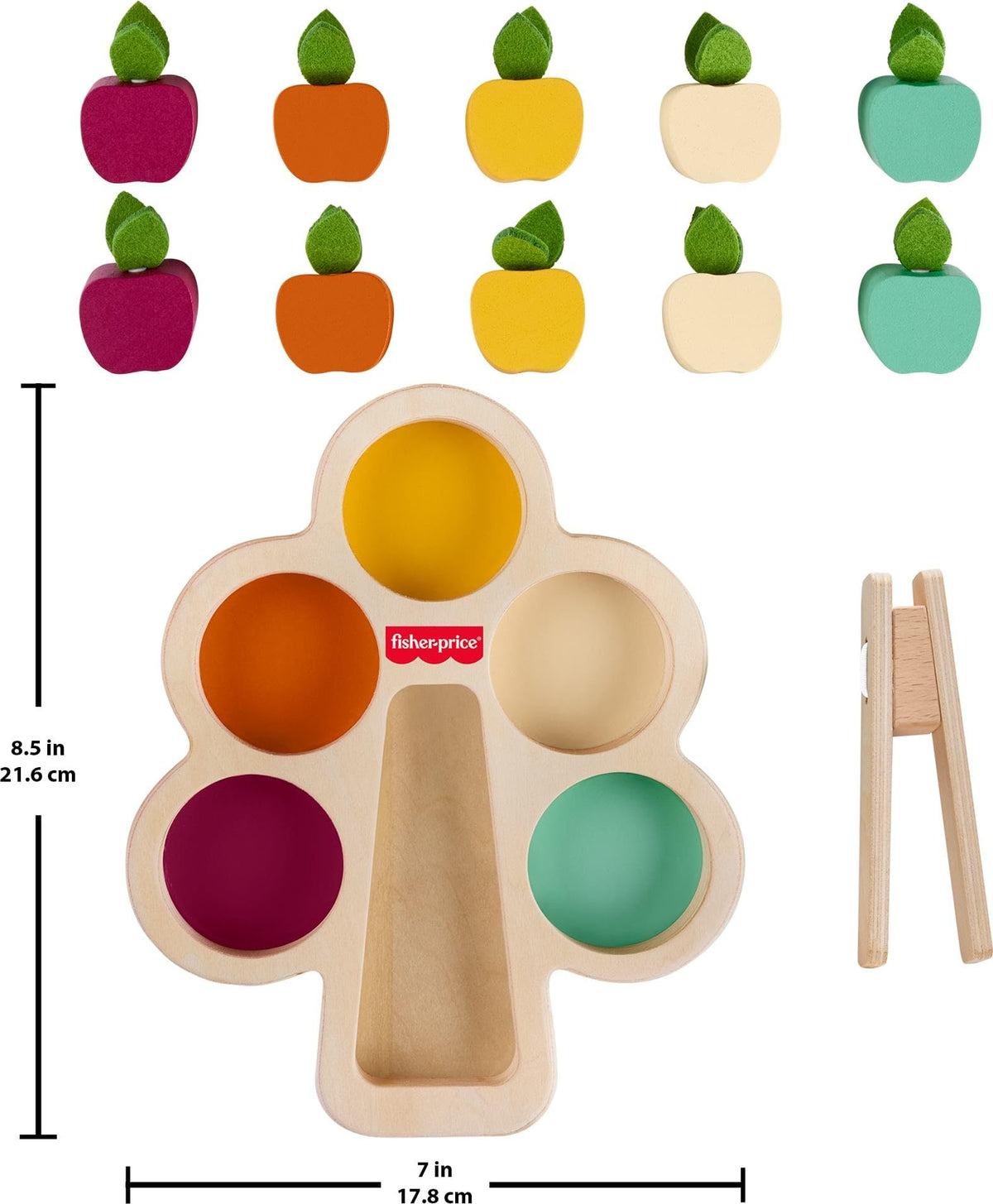 Wooden Montessori Sorting Tree Learning Activity