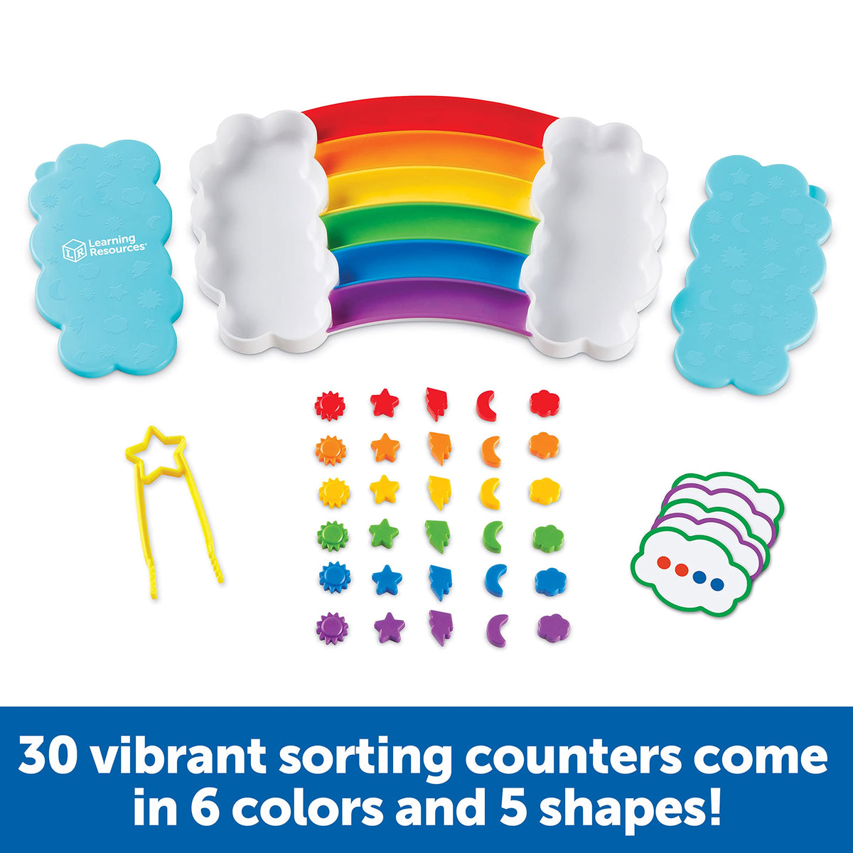 Rainbow Color Sorting Learning Toy