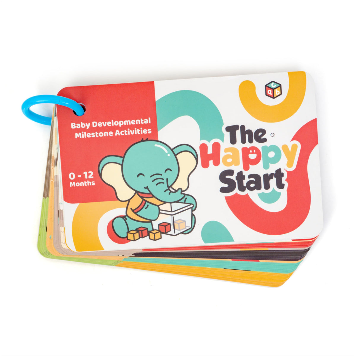 Baby Milestone Activity Cards for Ages 0 to 12 Months