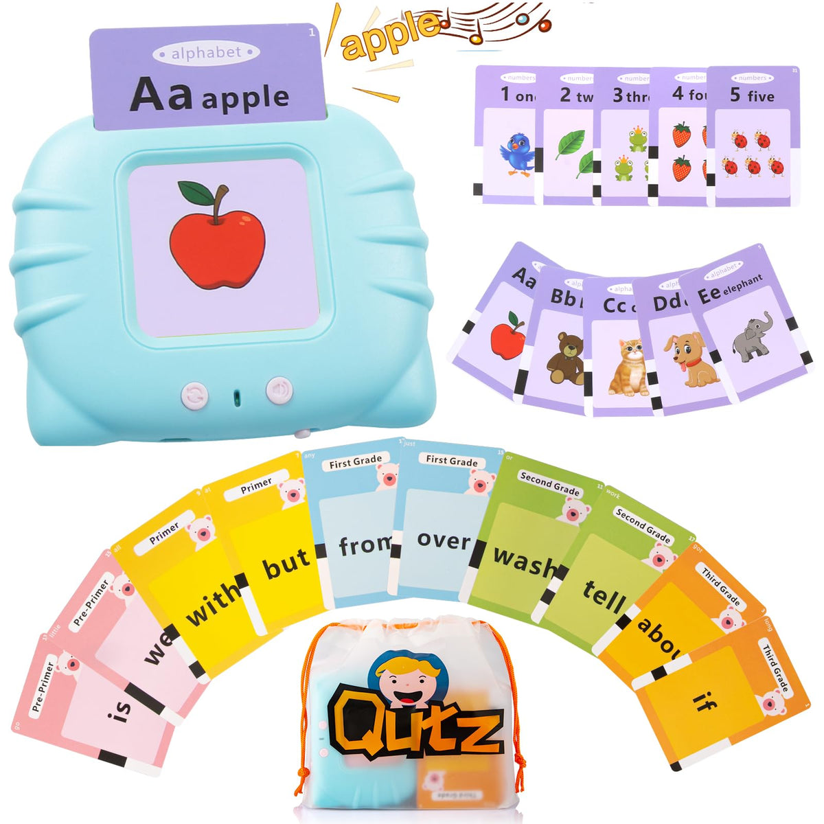 Educational Flash Cards Early Learning Set