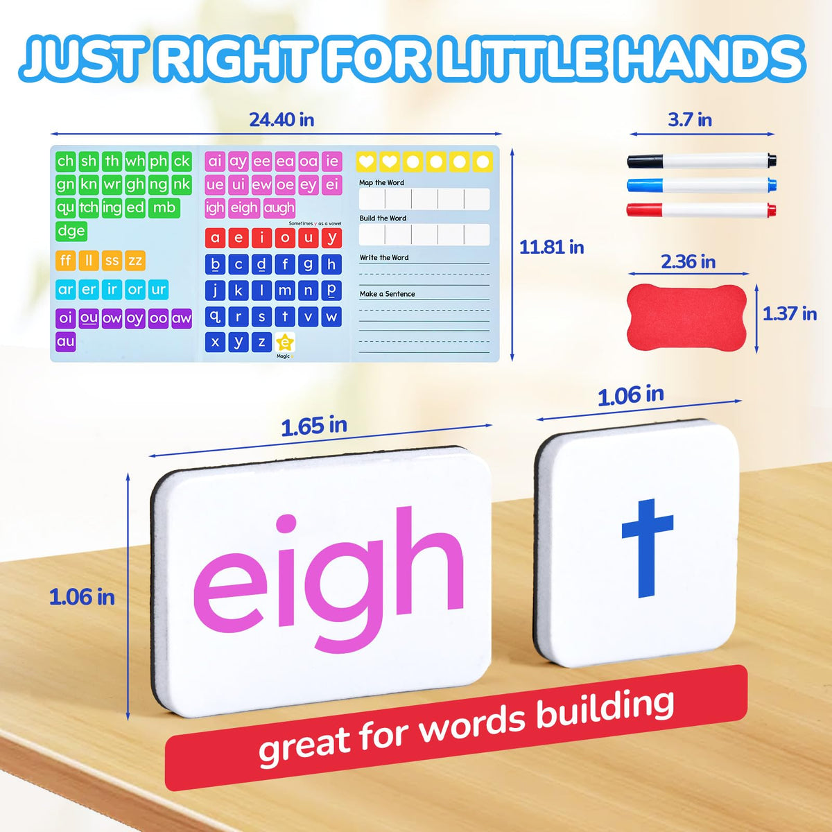 Letter Tiles Word Building Learning Set Version 2