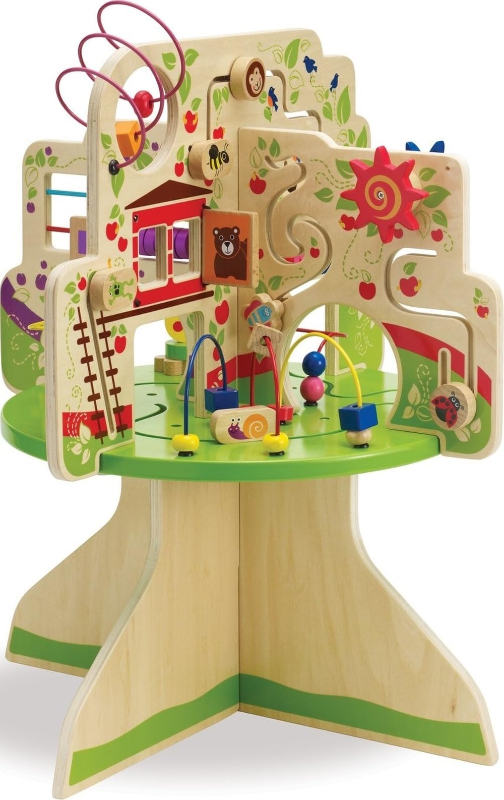 Tree Top Adventure Wooden Activity Center for Toddlers