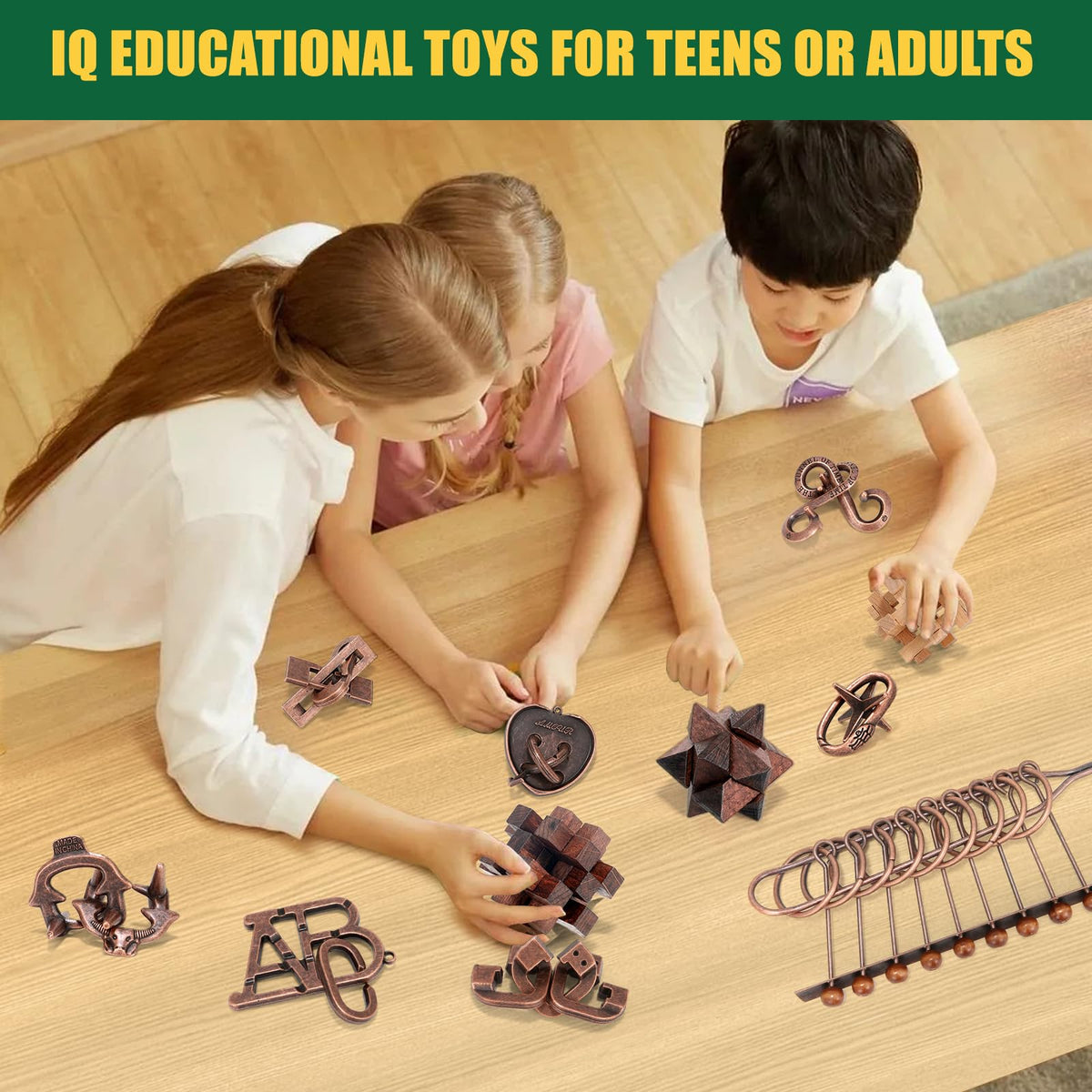 3D Brain Teaser Puzzle Game for Adults and Teens