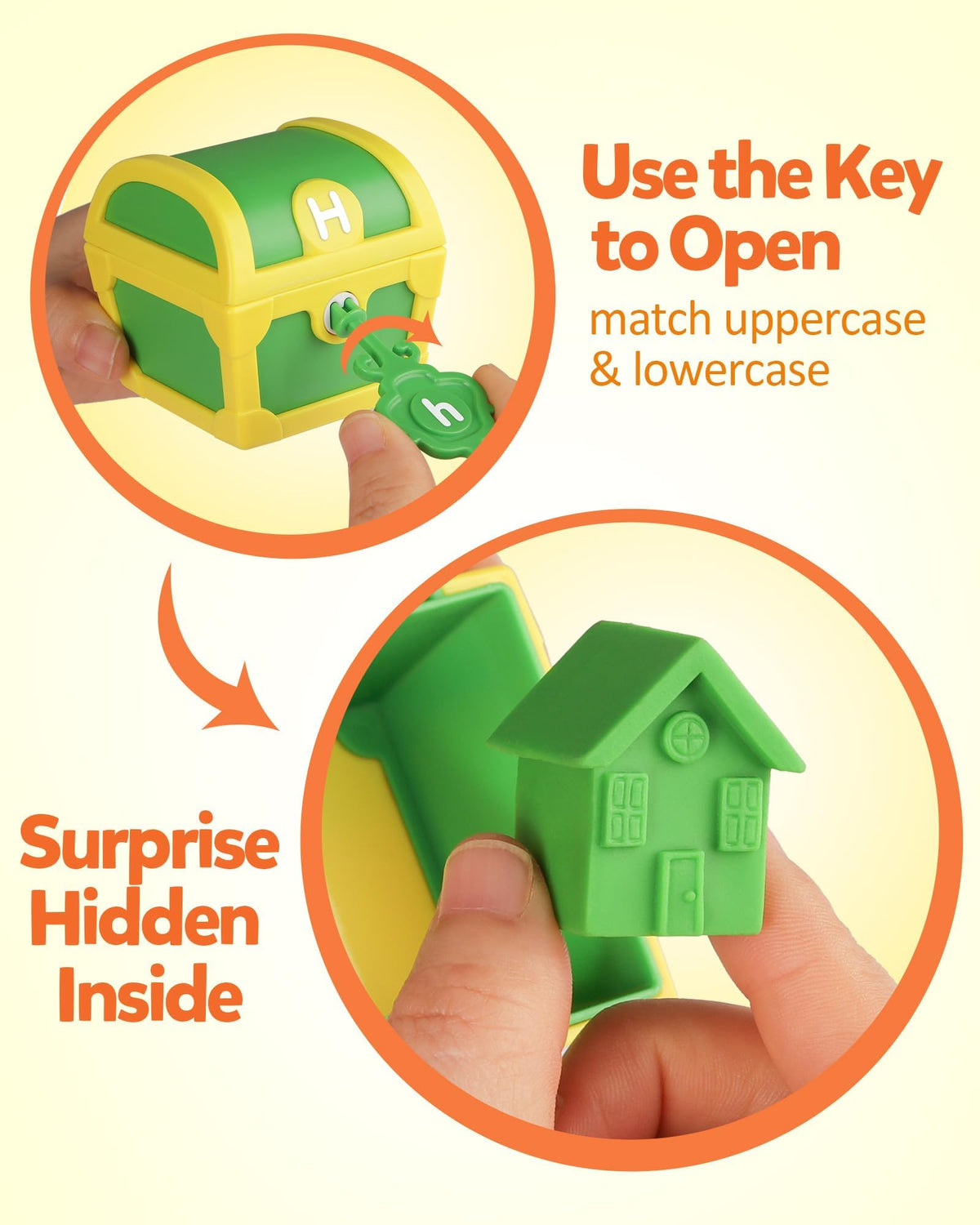 Alphabet Letter Matching Locks and Keys Learning Set
