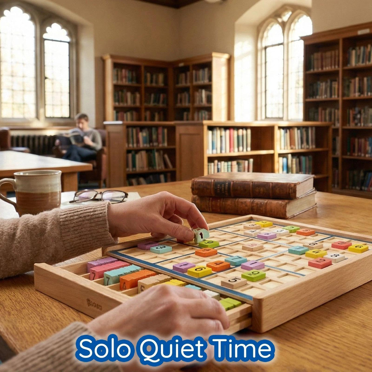 Wooden Color Sudoku Board Game with 320 Puzzle Book