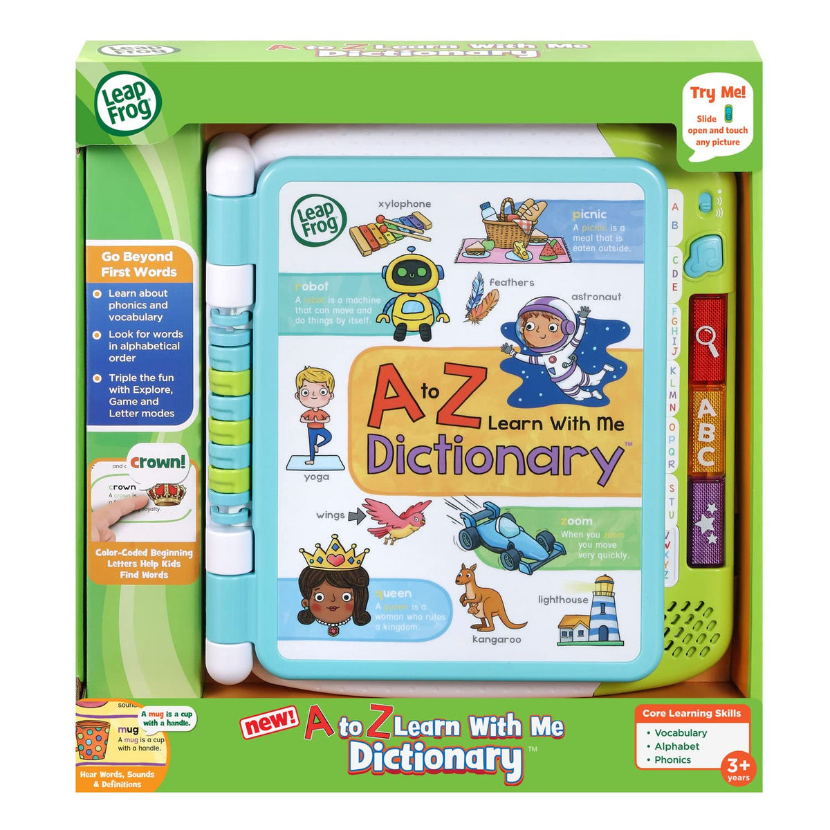 A to Z Interactive Learning Dictionary for Kids