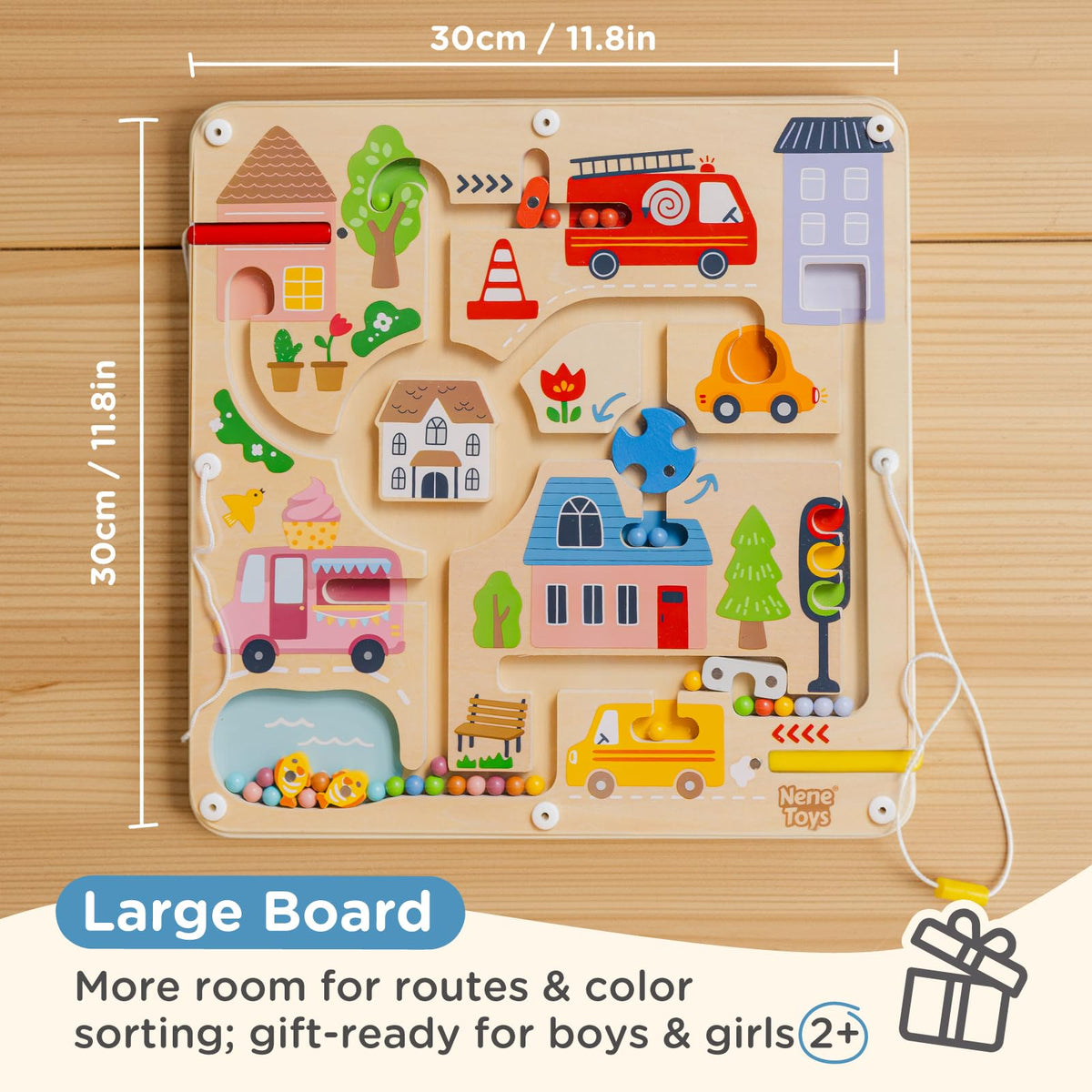 Magnetic Bead Maze Board Fine Motor Learning Puzzle