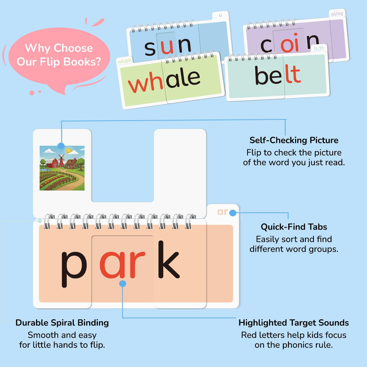 42 Phonics Read and Rhyme Word Family Flip Books