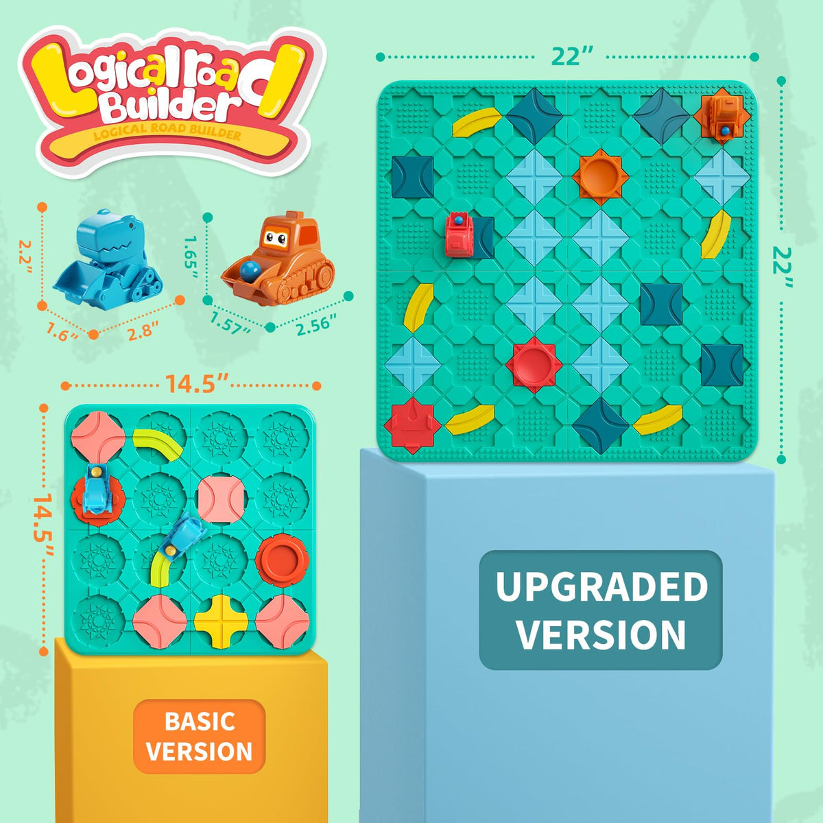 Logical Road Builder STEM Puzzle Learning Set for Kids