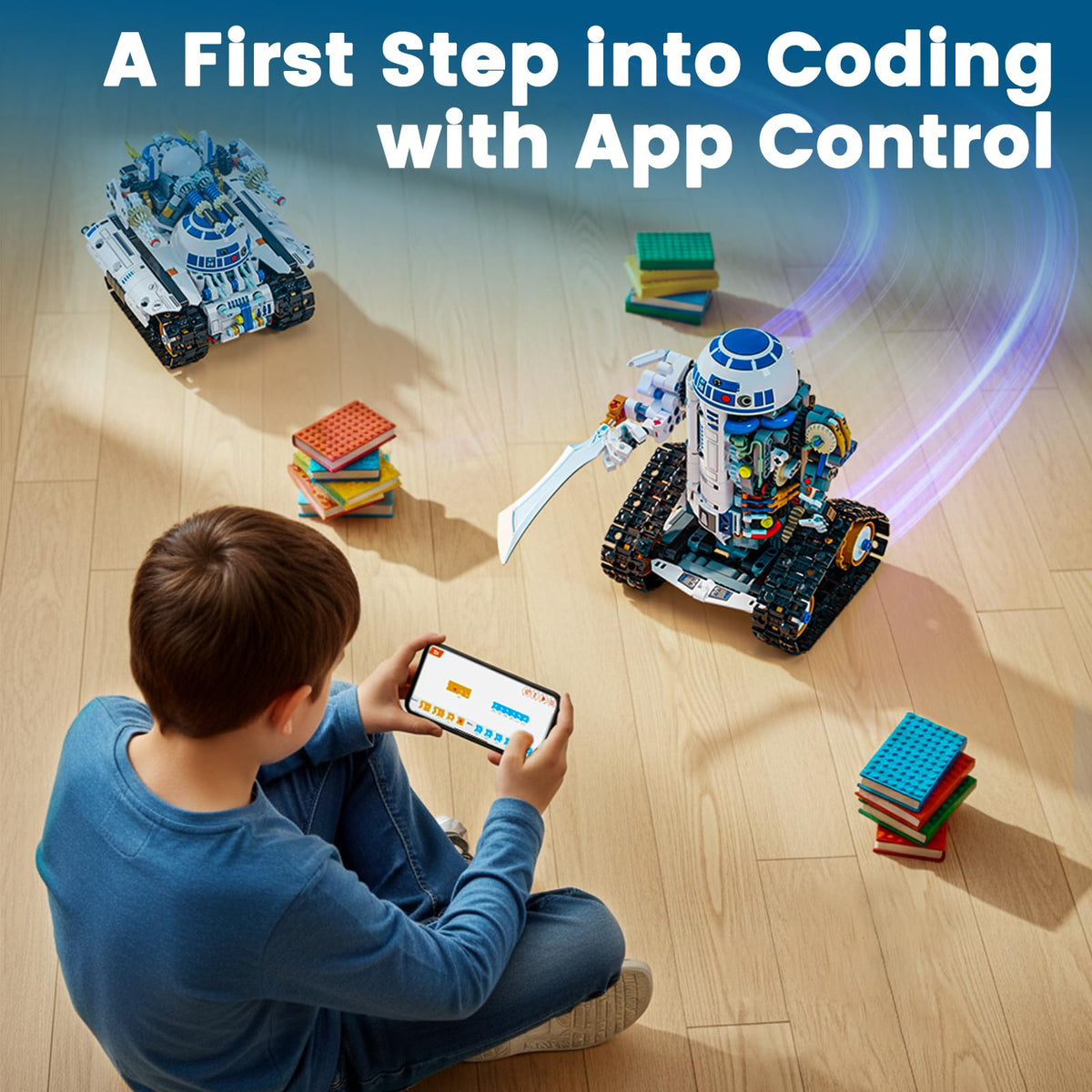 3 in 1 STEM Robot Building Kit with App and Remote Control