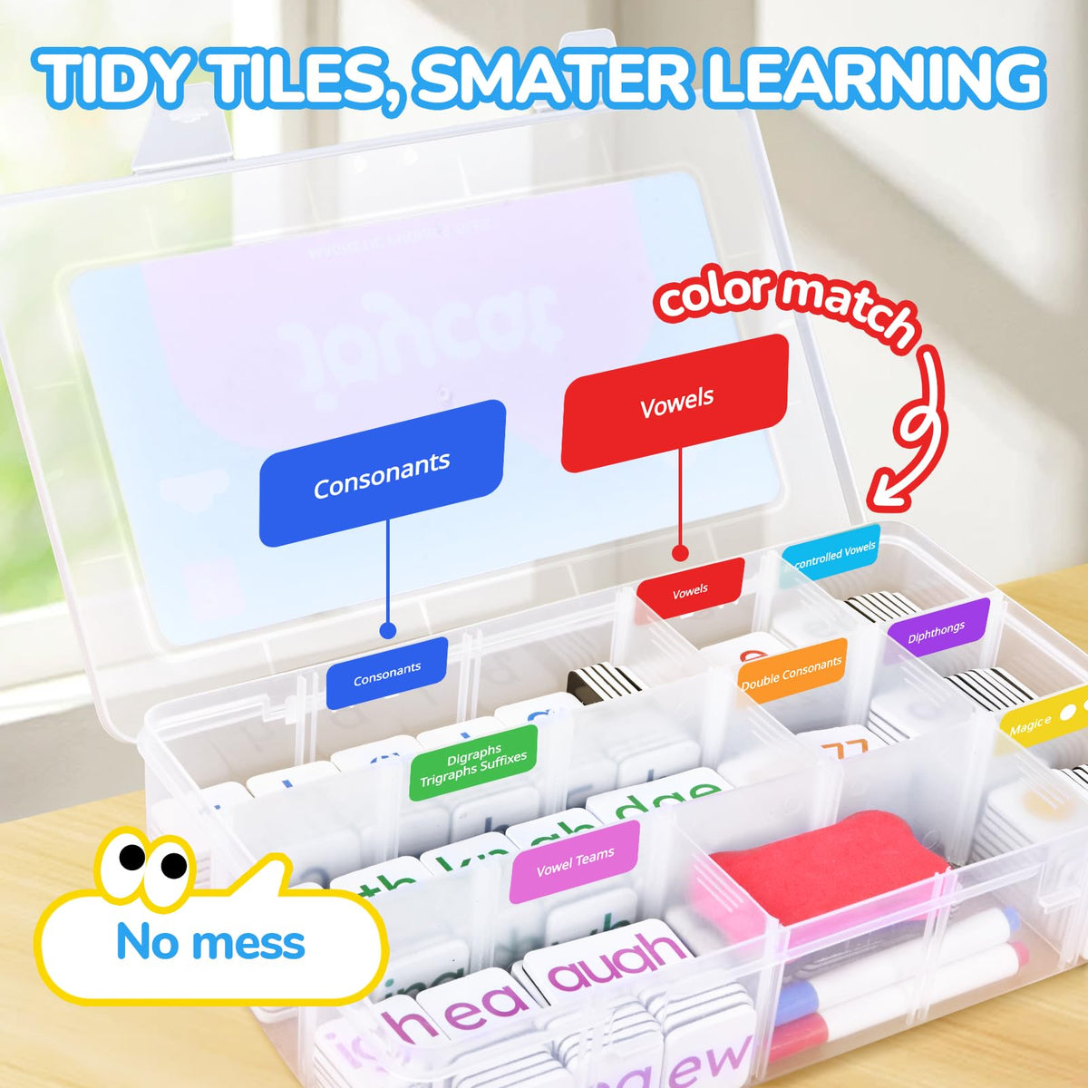 Letter Tiles Word Building Learning Set Version 2