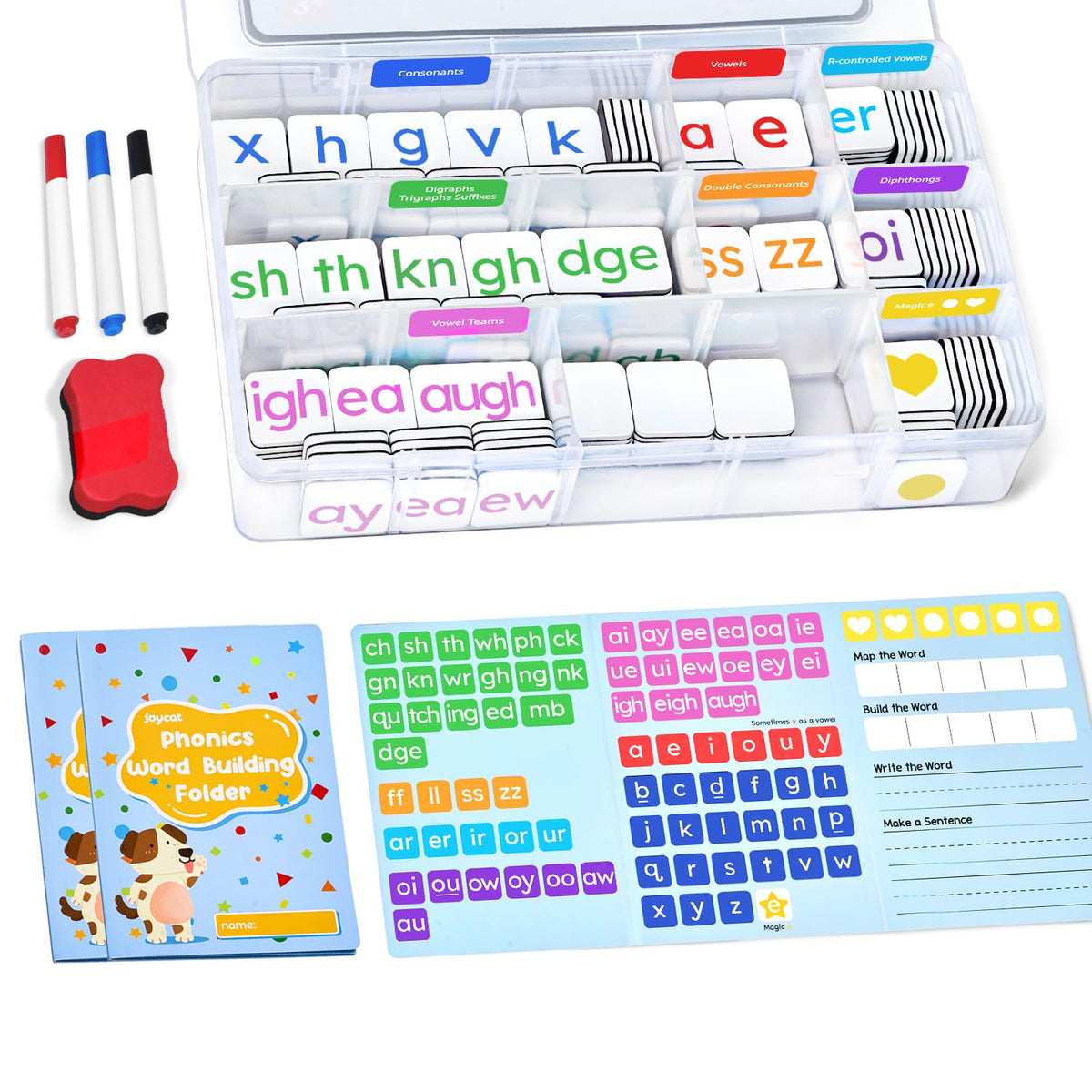 Letter Tiles Word Building Learning Set Version 2
