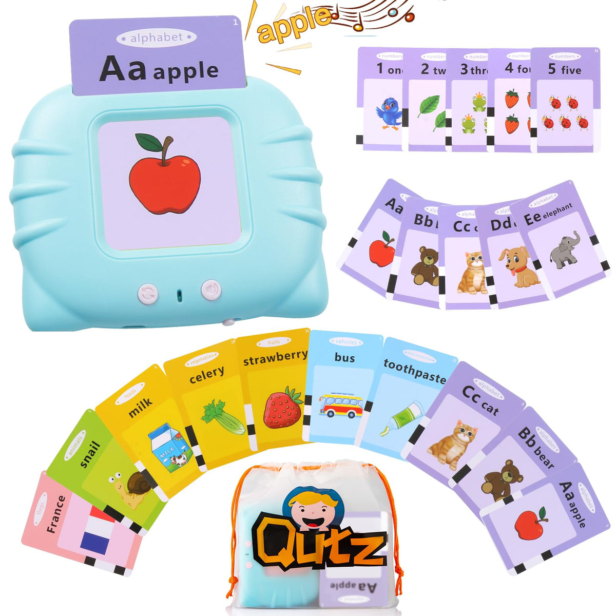 Educational Flash Cards Early Learning Set