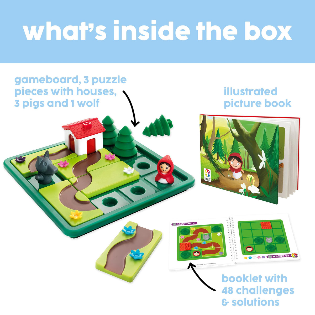 Little Red Riding Hood Deluxe Logic Puzzle Set