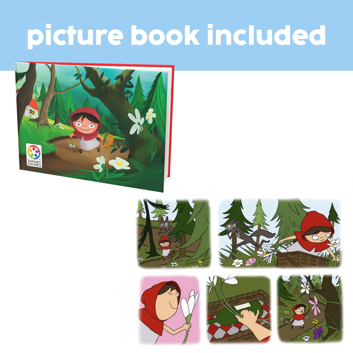 Little Red Riding Hood Deluxe Logic Puzzle Set
