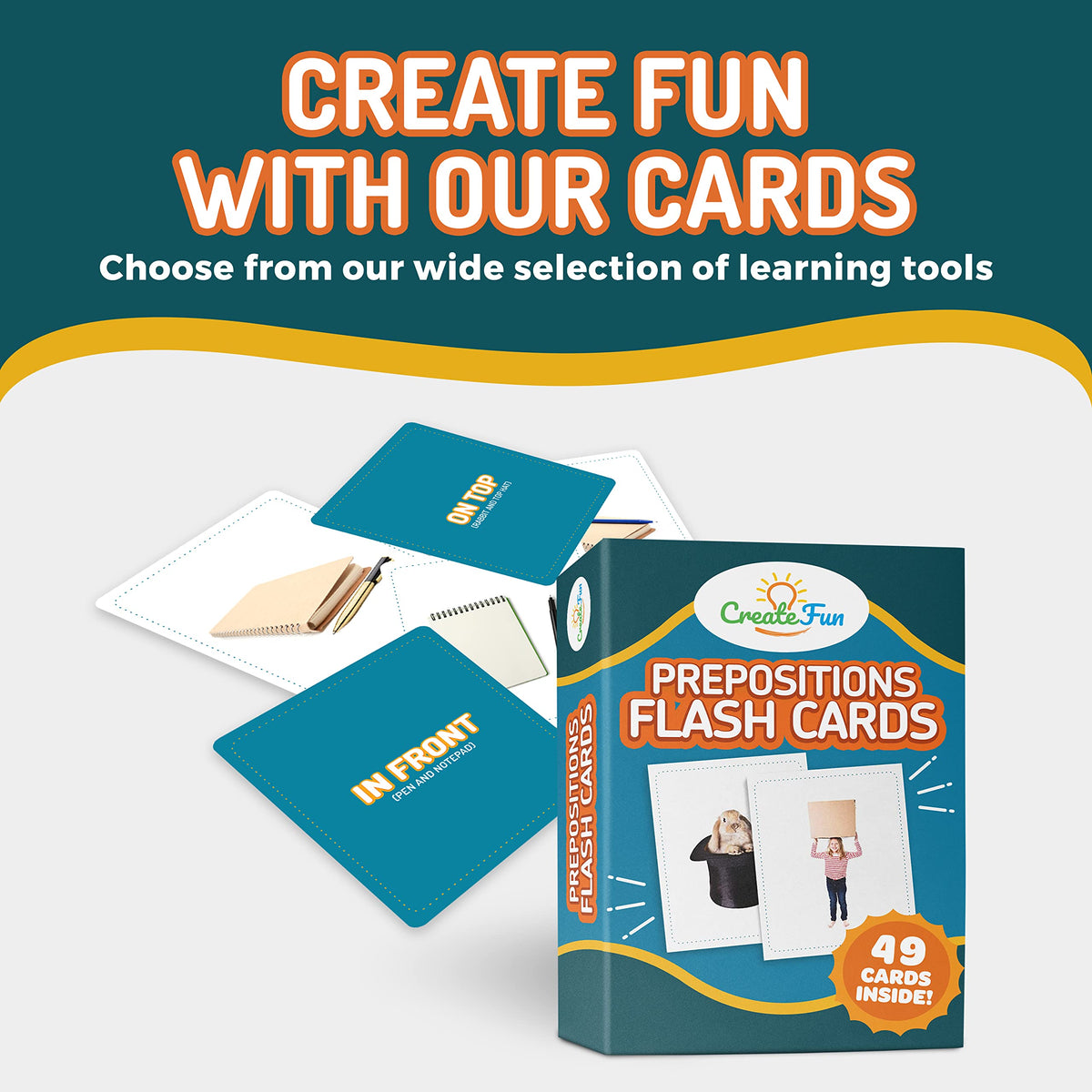 Prepositions Emotions and Verbs Flash Cards 149 Pieces