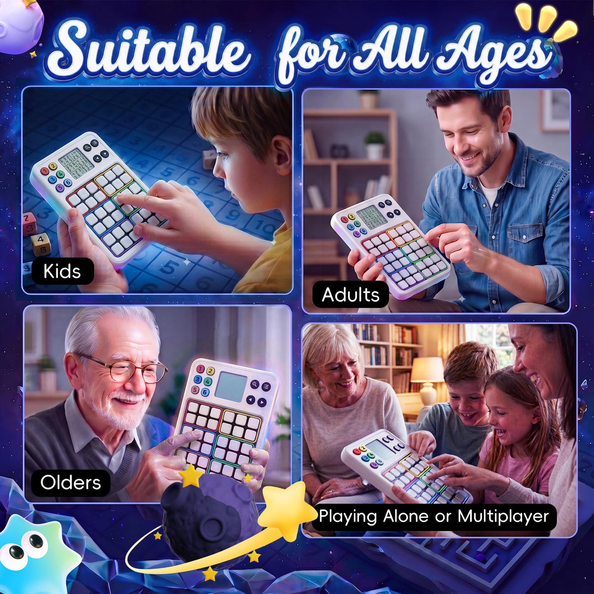 Smart Color Sudoku Electronic Brain Teaser Puzzle Game