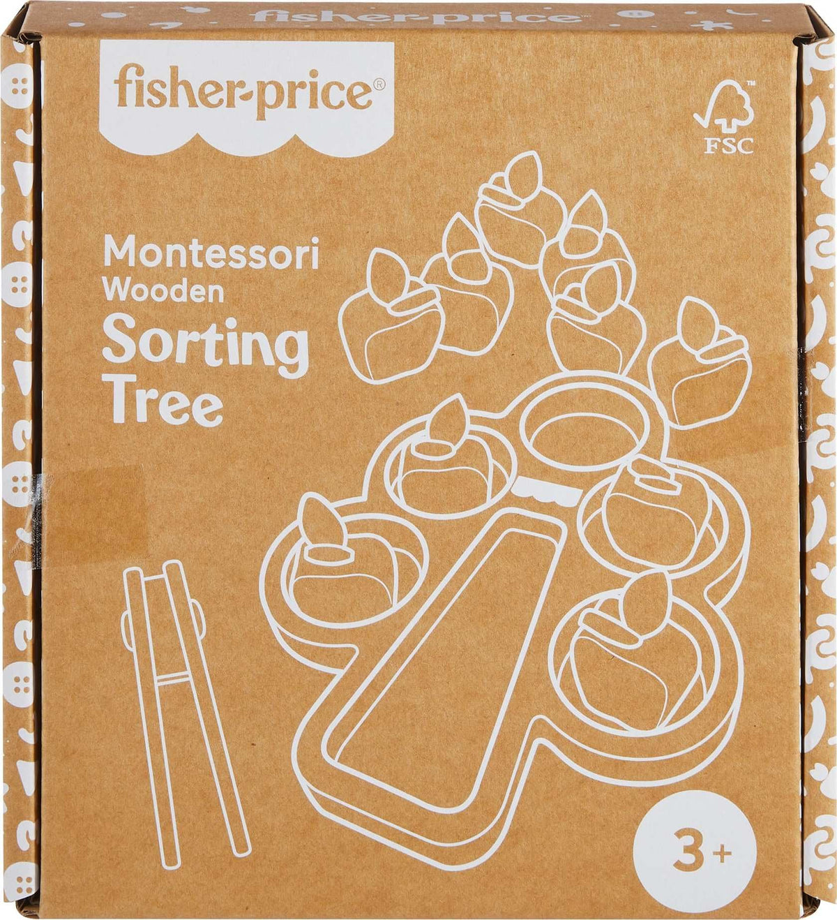 Wooden Montessori Sorting Tree Learning Activity