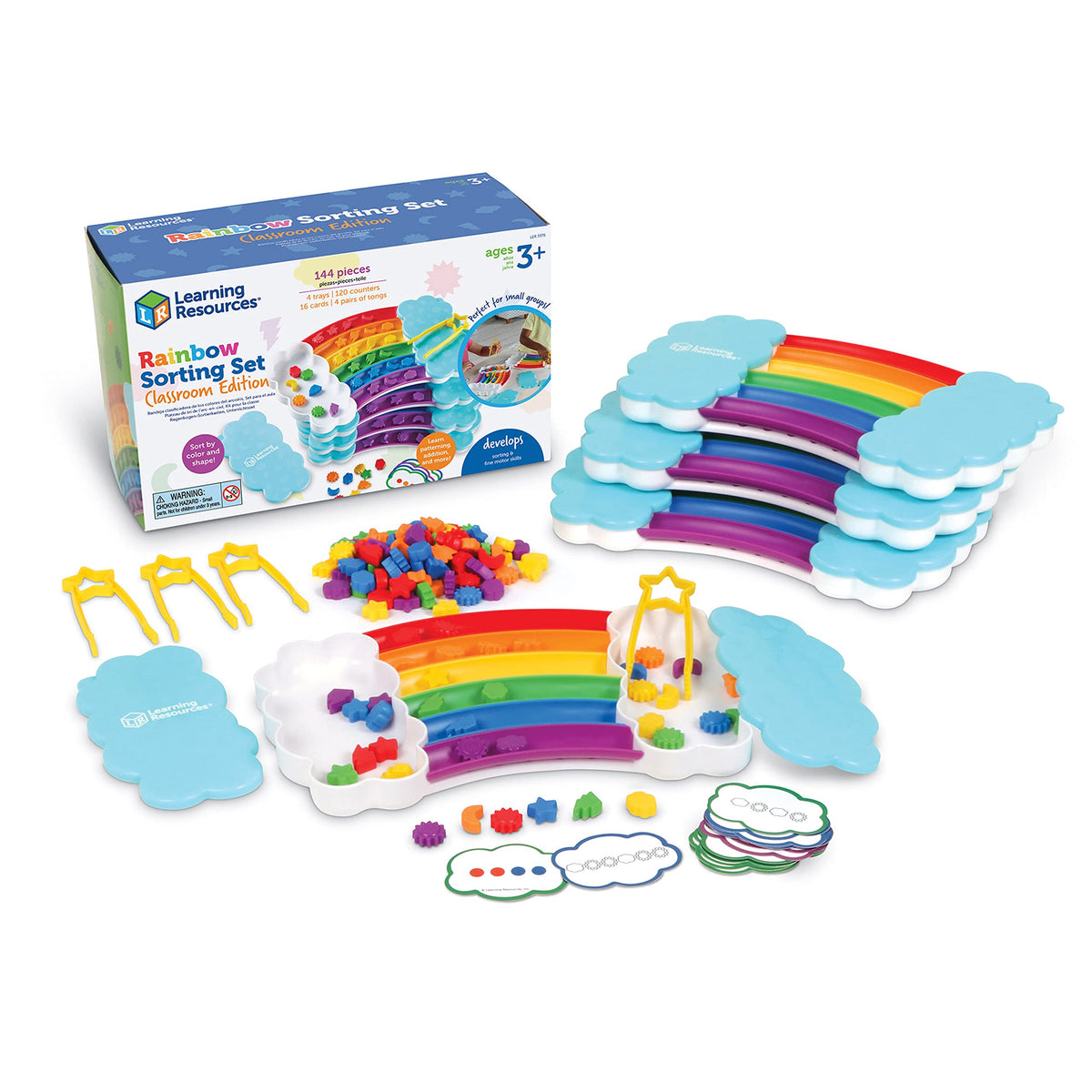Rainbow Color Sorting Learning Toy