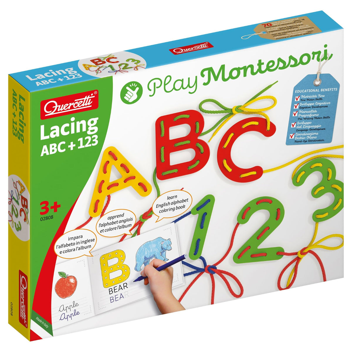 ABC 123 Multicolor Magnetic Learning Set