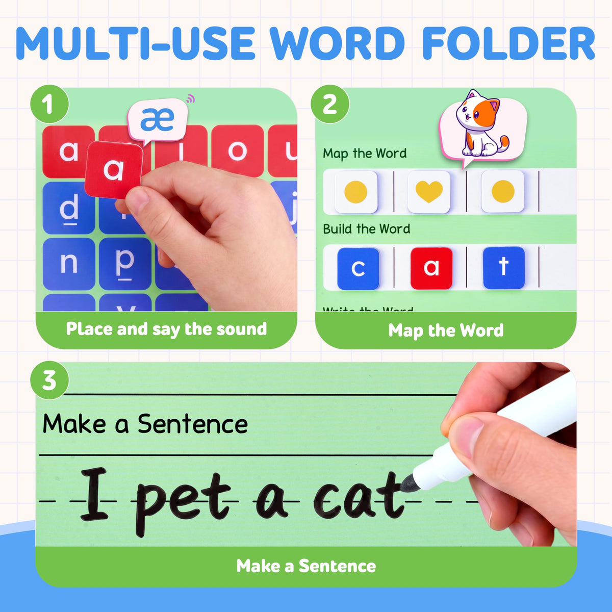 Magnetic Phonics Letter Tiles Learning Set