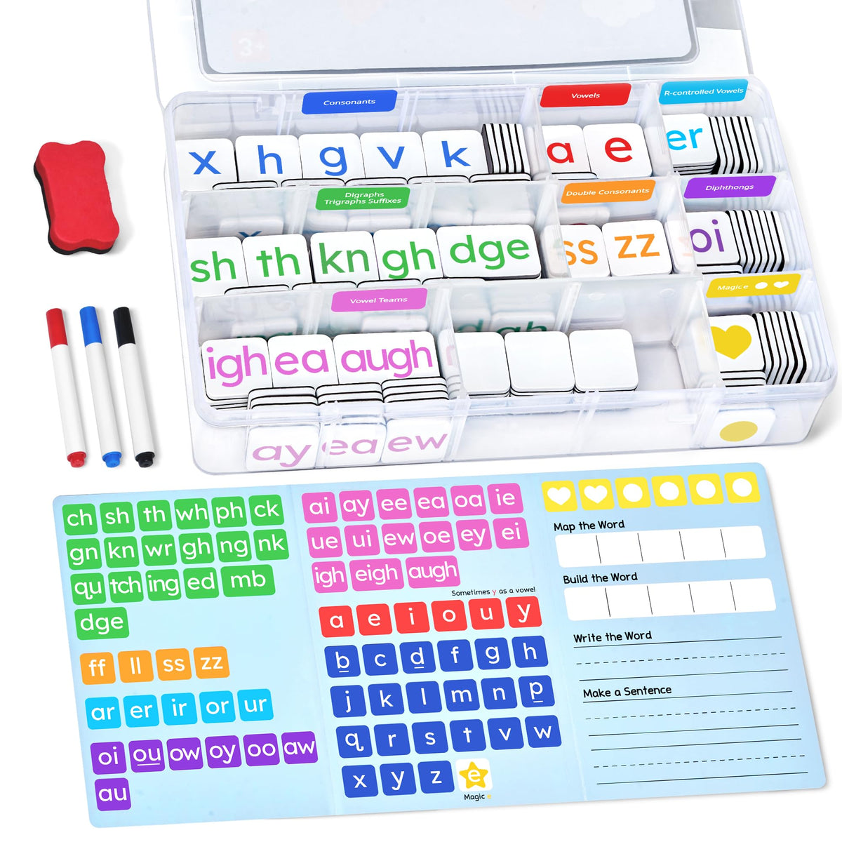 Letter Tiles Word Building Learning Set Version 2