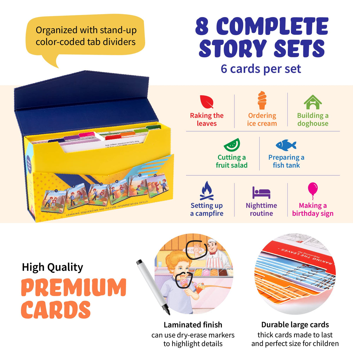 Sequence Picture Cards for Language and Social Skills