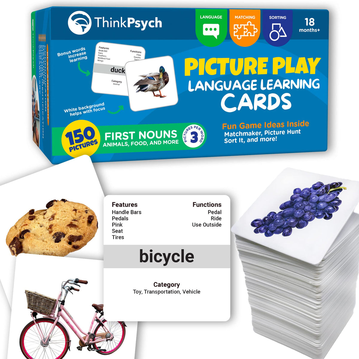 Picture Play Language Learning Cards for Kids