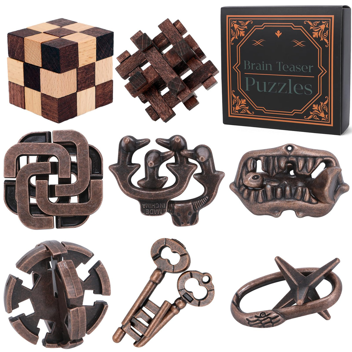 3D Brain Teaser Puzzle Game for Adults and Teens
