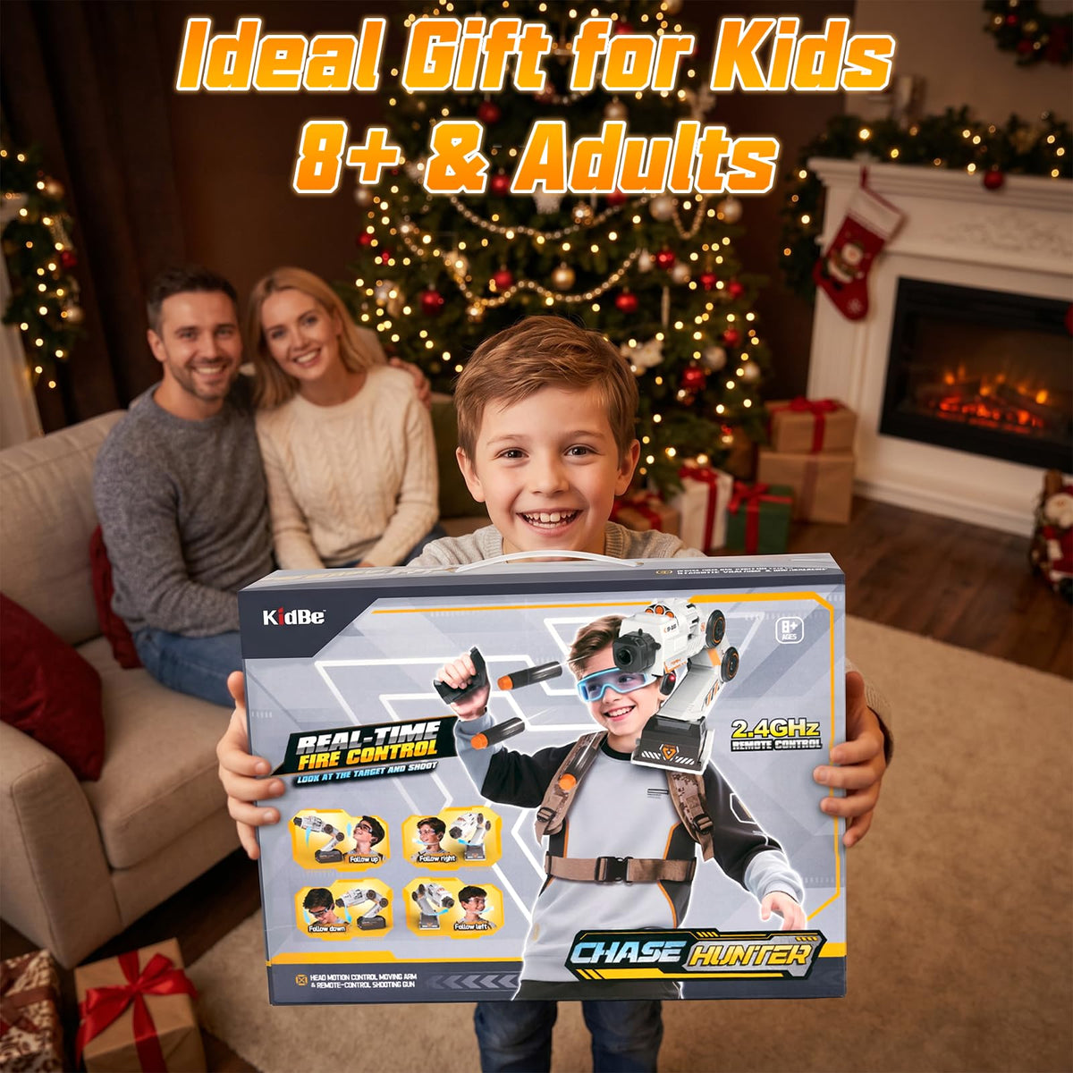 Smart Tracking Mechanical Arm with Remote Control 30 Foam Darts
