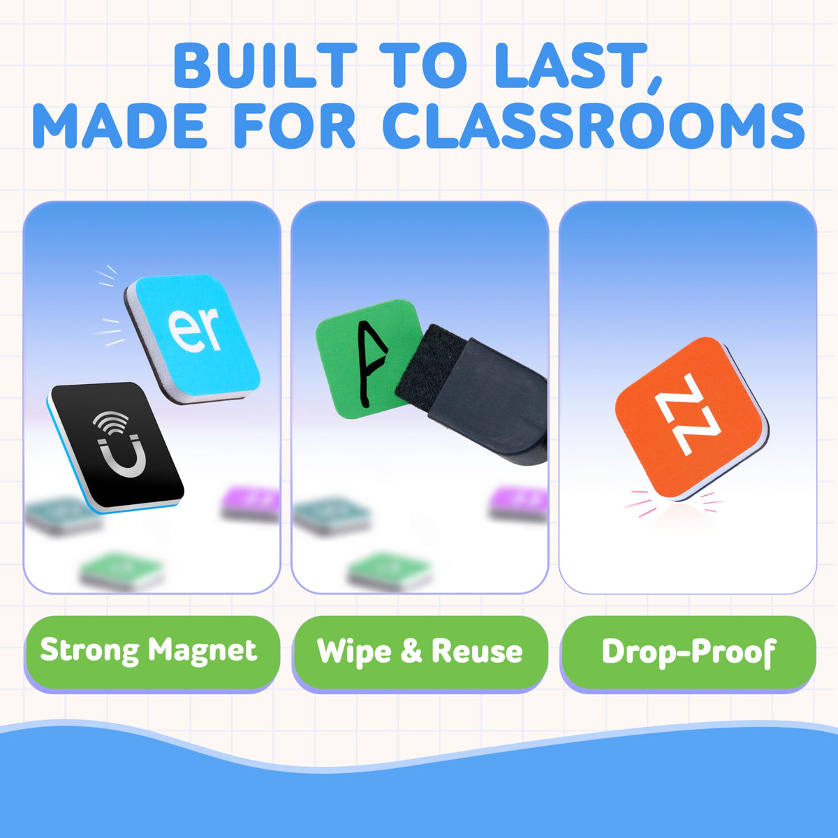 Magnetic Phonics Letter Tiles Learning Set