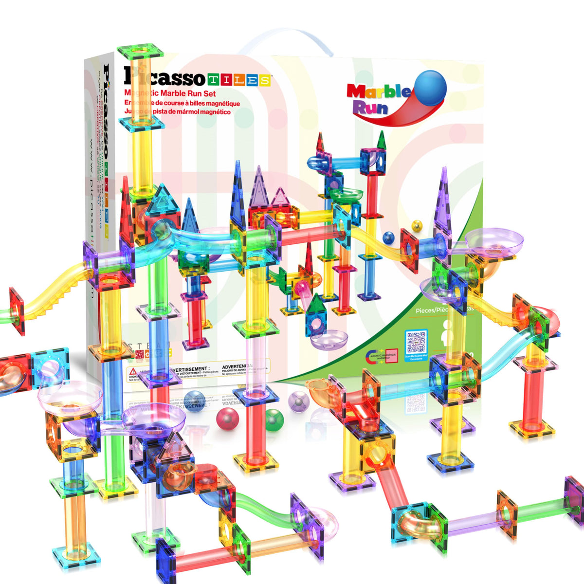 Magnetic Building Tiles Learning Set