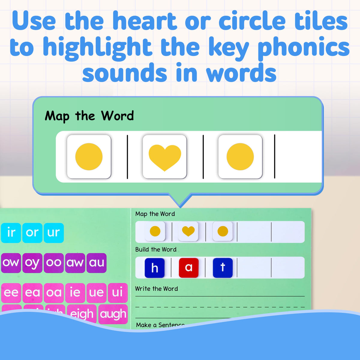 Magnetic Phonics Letter Tiles Learning Set