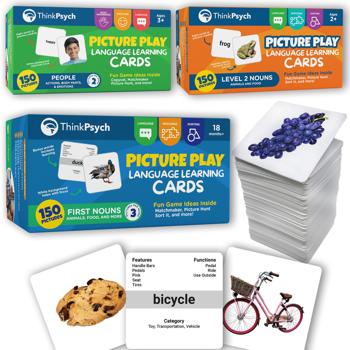 Picture Play Language Learning Cards for Kids