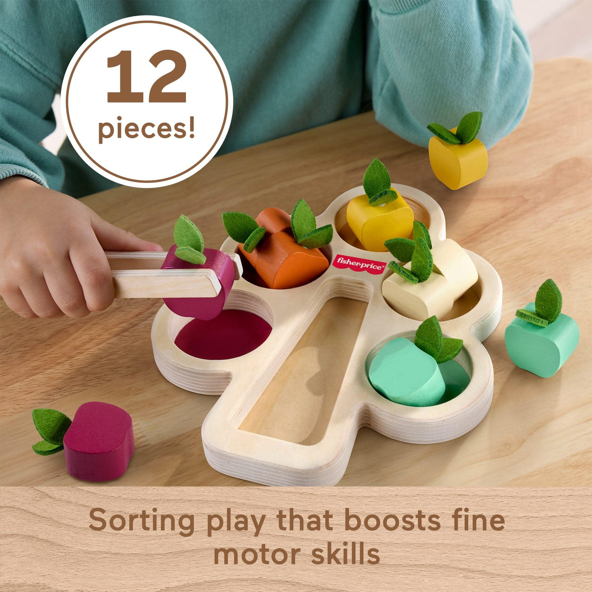 Wooden Montessori Sorting Tree Learning Activity