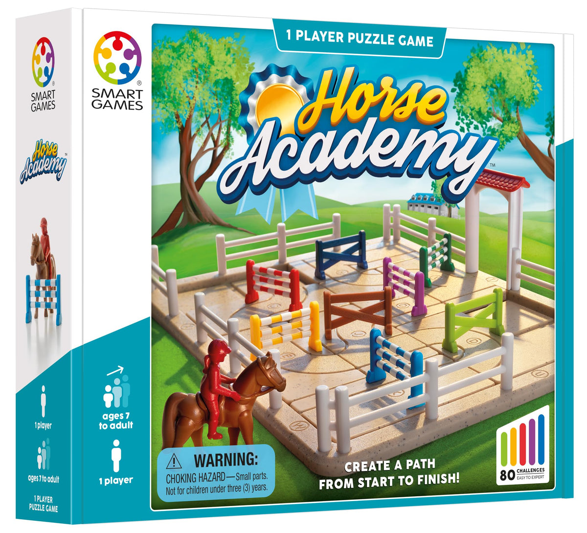 Horse Academy Show Jumping Path Logic Puzzle Game
