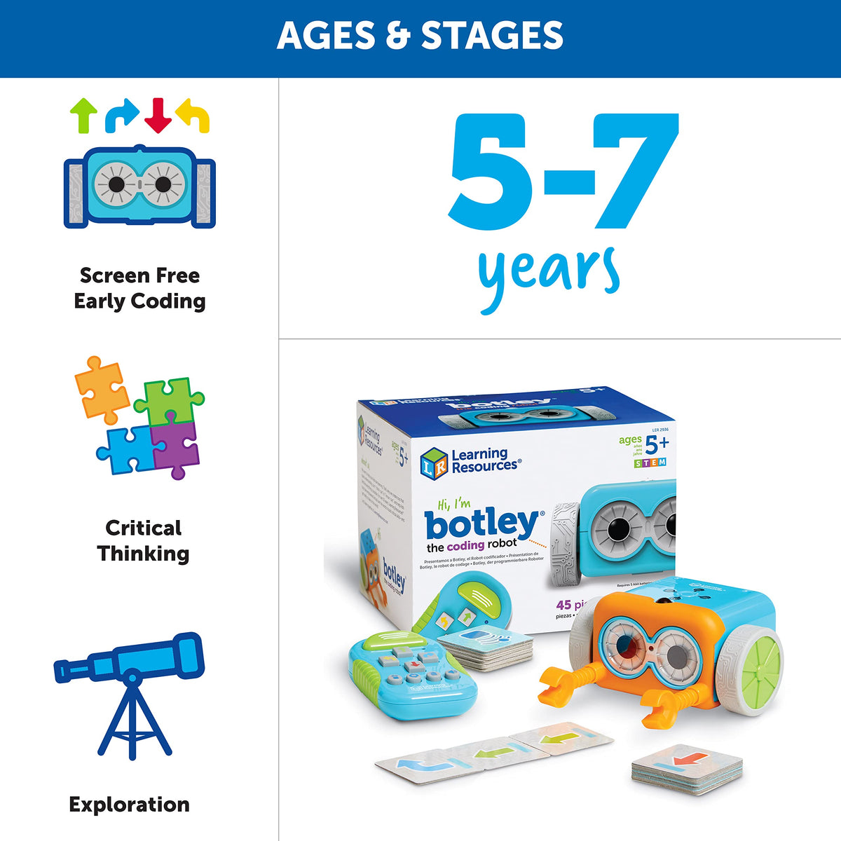 Coding Robot Activity Learning Set for Kids
